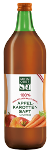 Naturtrüber Apfel-Karottensaft Mein Obst